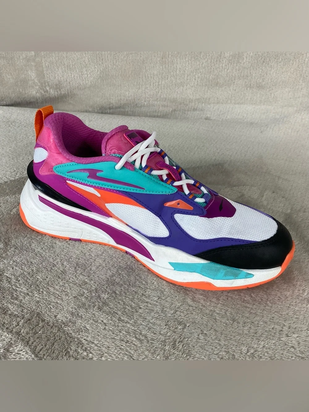 Puma RS Fast Hypnotize Womens Size 10 Pink White Running Shoes Athletic NEW